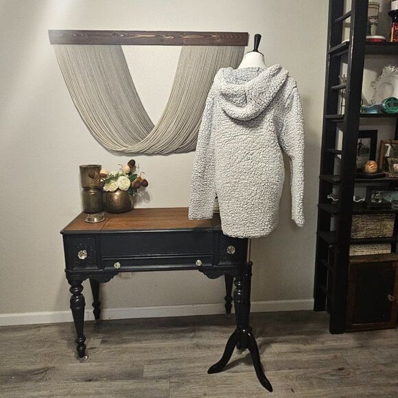 Victoria's Secret PINK Sherpa Open Cardigan Sz OS - Picture 4 of 5